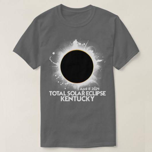 トータル太陽のEclipse Kentucky 2024トータリティ Tシャツ (デザイン正面)
