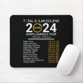 トータル春4.08.24トータル太陽のEclipse 2024 マウスパッド (マウス)
