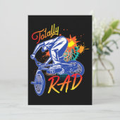 トータル素晴らしい80s BMXバイク少年の女の子 招待状 (スタンド正面)