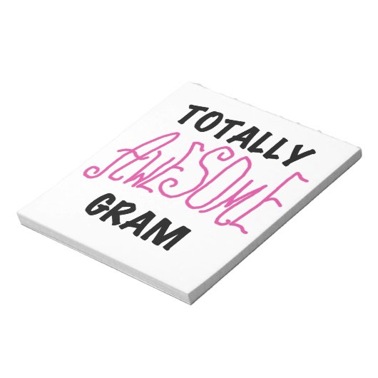 トータル素晴らしグラムのピンクギフト ノートパッド (回転)