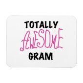 トータル素晴らしグラムのピンクギフト マグネット (横)