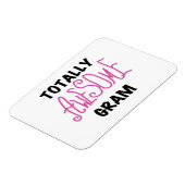 トータル素晴らしグラムのピンクギフト マグネット (左側)