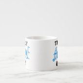 トータル素晴らしグラム・ブルー・ギフト エスプレッソカップ (正面)