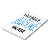 トータル素晴らしグラム・ブルー・ギフト ノートパッド (回転)