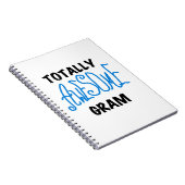 トータル素晴らしグラム・ブルー・ギフト ノートブック (右側)