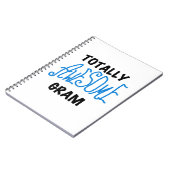 トータル素晴らしグラム・ブルー・ギフト ノートブック (左側)