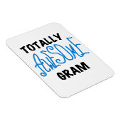 トータル素晴らしグラム・ブルー・ギフト マグネット (右側)