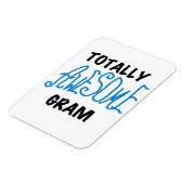 トータル素晴らしグラム・ブルー・ギフト マグネット (左側)