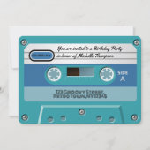 トータル素晴らしグルーヴィレトロ誕生日パーティー 招待状 (正面)