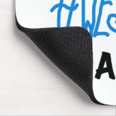 トータル素晴らしナンナブルーTシャツとGIfts マウスパッド (コーナー)