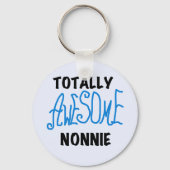 トータル素晴らしノニーブルー文字Tシャツとギフト キーホルダー (正面)