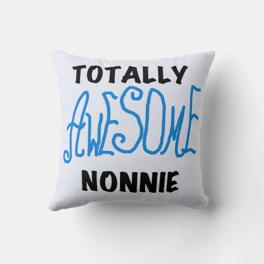 トータル素晴らしノニーブルー文字Tシャツとギフト クッション (裏面)