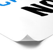 トータル素晴らしノニーブルー文字Tシャツとギフト ポスター (角)