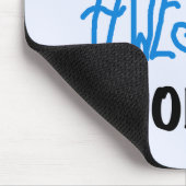 トータル素晴らしノニーブルー文字Tシャツとギフト マウスパッド (コーナー)