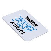 トータル素晴らしノニーブルー文字Tシャツとギフト マグネット (右側)