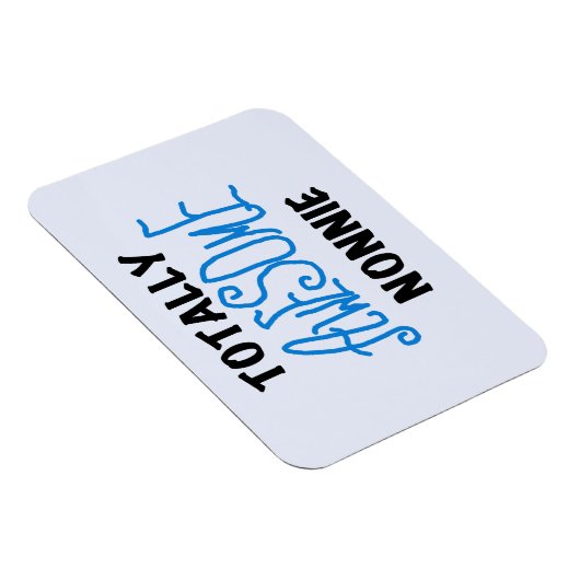 トータル素晴らしノニーブルー文字Tシャツとギフト マグネット (右側)