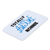 トータル素晴らしノニーブルー文字Tシャツとギフト マグネット (左側)