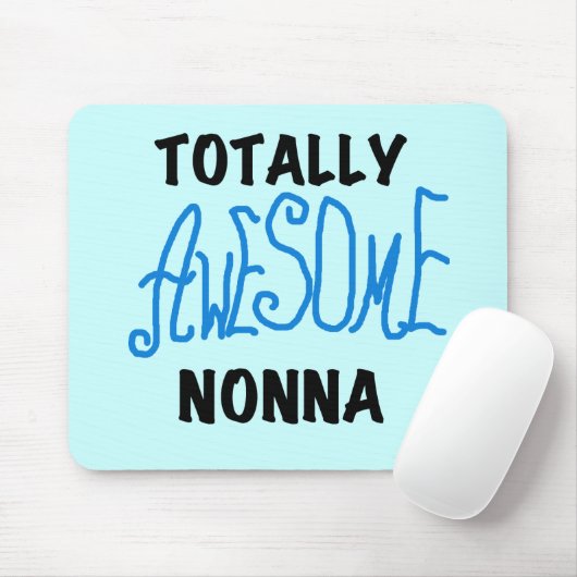 トータル素晴らしノンナブルーTシャツとギフト マウスパッド (マウス)