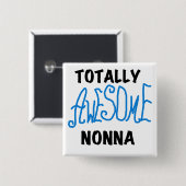 トータル素晴らしノンナブルーTシャツとギフト 缶バッジ (正面&裏面)