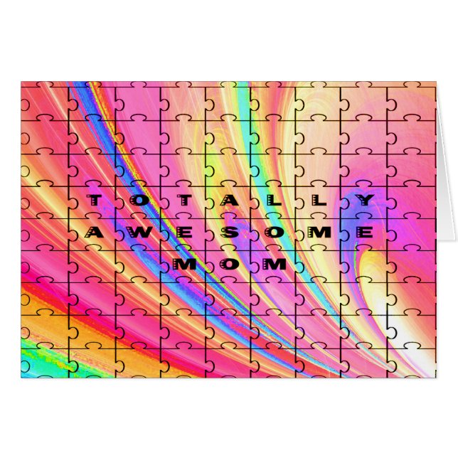 トータル素晴らしマピンクスワールパズルデザイン (正面横)