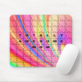 トータル素晴らしマピンクスワールパズルデザイン マウスパッド (マウス)