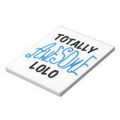 トータル素晴らしロブルーギフト ノートパッド (回転)