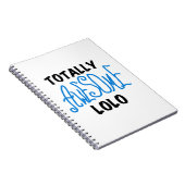 トータル素晴らしロブルーギフト ノートブック (右側)