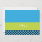 トータル80のテーマパーティーの誕生日招待状 招待状 (裏面)