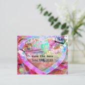 トータル80の明るいおもしろいハートパーティー 案内ポストカード (スタンド正面)