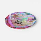 トータル80の明るいおもしろいハート誕生日パーティー ペーパープレート (アングル)