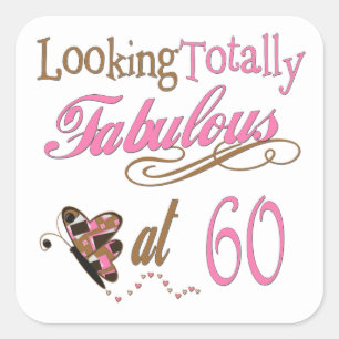 トータル·ファビュー60誕生日 スクエアシール