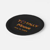 トータル・メイン2024年太陽の日食 ペーパープレート (アングル)