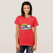 トータル レズビアン ビーバー 白 Tシャツ (正面フル)