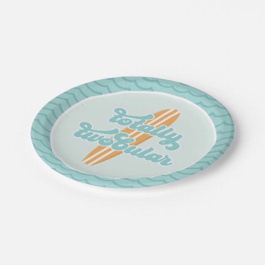 トータルTwobularサーフビーチ2nd誕生日 ペーパープレート (アングル)