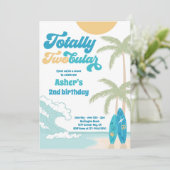 トータルTWOBULARサーフボードビーチ2nd誕生日 招待状 (スタンド正面)