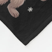 トータートトナカイのクリスマスの冬よくはしゃぐ全て フリースブランケット (角)