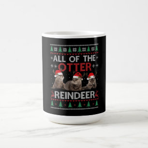 トータートトナカイのクリスマスの醜いセーターのすべて コーヒーマグカップ