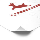 トータートトナカイの甘いクリスマスのカワウソT ポスター (コーナー)