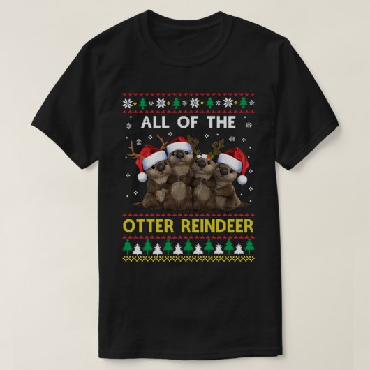 トーター・トナカイの他のおもしろいクリスマスの暴漢 Tシャツ (デザイン正面)