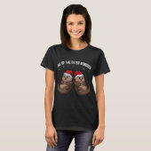 トーター・トナカイの海の動物のクリスマスの勝利 Tシャツ (正面フル)