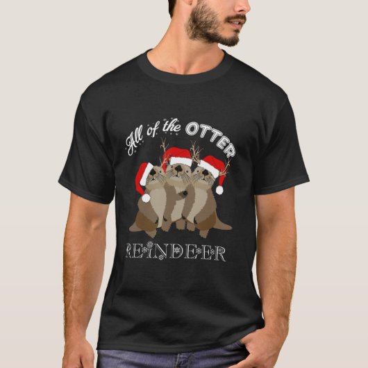 トーター・トナカイのTシャツの他おもしろいのChriのすべて Tシャツ (正面)