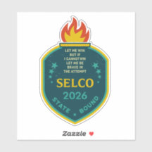 トーチと誓いステッカー