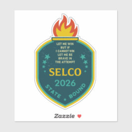 トーチと誓いステッカー シール