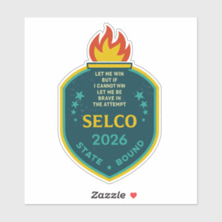 トーチと誓いステッカー シール