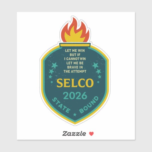 トーチと誓いステッカー シール (シート)