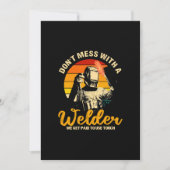 トーチを使用するために支払われる溶接機と混乱しない 案内状 (正面)