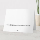 トーチカリコ猫クリスマスカード カード (裏面)