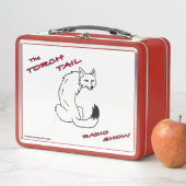 トーチテール&レッドメタルランチB上のコヨーテの跳躍 メタルランチボックス (インサイチュ)