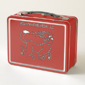 トーチテール&レッドメタルランチB上のコヨーテの跳躍 メタルランチボックス (裏面)