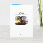 トーチバースデーカード カード (裏面)